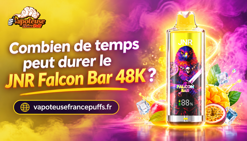 Combien de temps peut durer le JNR Falcon Bar 48K ?