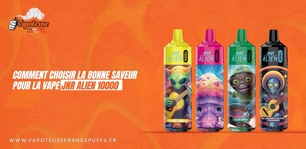 Hoe kies je de juiste smaak in de JNR Alien 10000 Vape
 