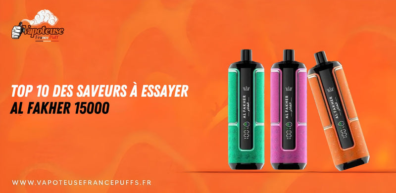 Top 10 saveurs Al Fakher 15000