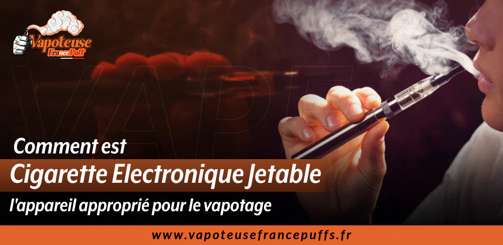 En quoi la cigarette electronique jetable est-elle le dispositif adapté au vapotage ?