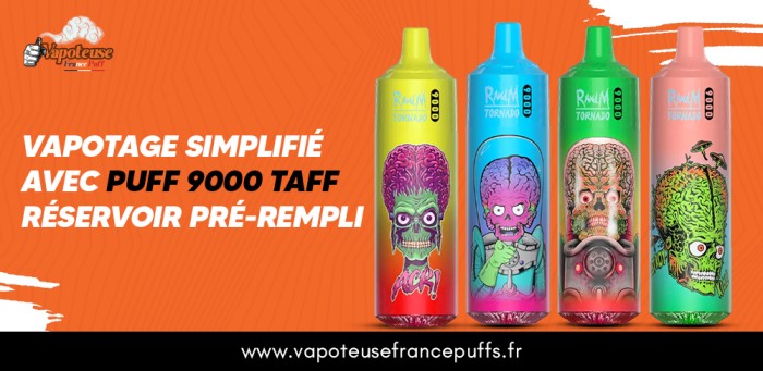 Vapen Eenvoudig gemaakt met Vape 9000 puffs Voorgevulde Tank
