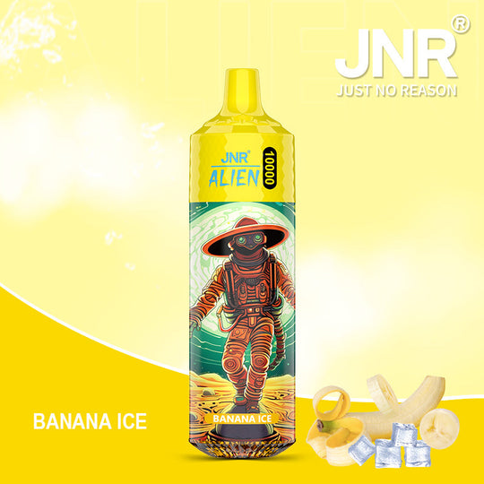 JNR Alien 10000 Puffs - Banana ice
