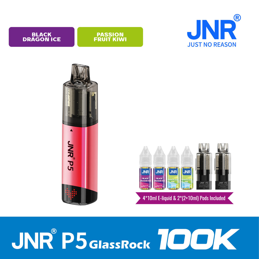 JNR P5 GlassRock 100k Puffs Disposable Vape (Box of 10)