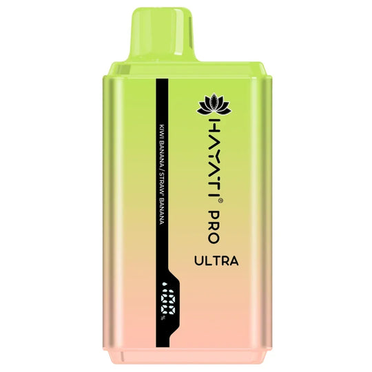 Hayati Pro Ultra 15k Puffs - Kiwi Banana / Straw' Banana