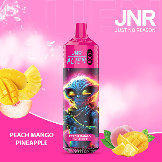 JNR Alien 10000 Puffs - Peach mango pineapple