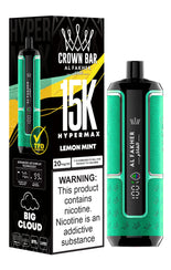 Al Fakher Crown Bar 15K Hypermax Wegwerp Vape (Doos van 10)