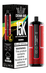 Al Fakher Crown Bar 15K Hypermax Wegwerp Vape (Doos van 10)
