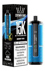Al Fakher Crown Bar 15K Hypermax Wegwerp Vape (Doos van 10)