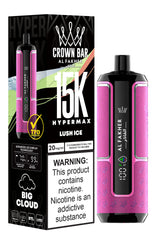 Al Fakher Crown Bar 15K Hypermax Wegwerp Vape (Doos van 10)
