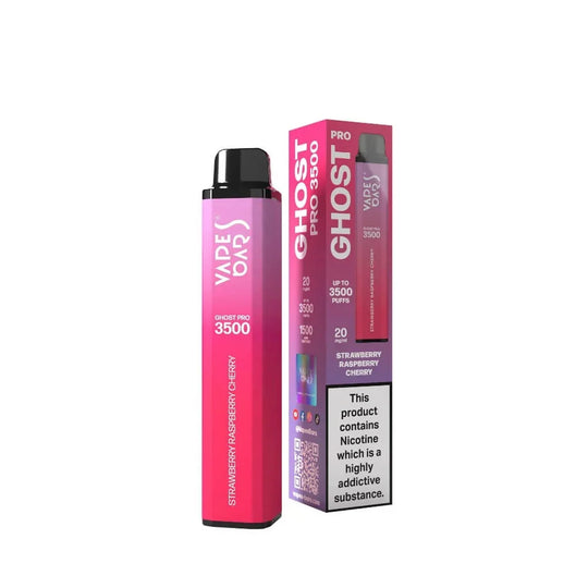 Ghost Pro 3500 Puffs - Strawberry Raspberry Cherry