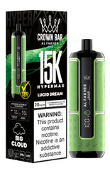 Al Fakher Crown Bar 15K Hypermax Wegwerp Vape (Doos van 10)
