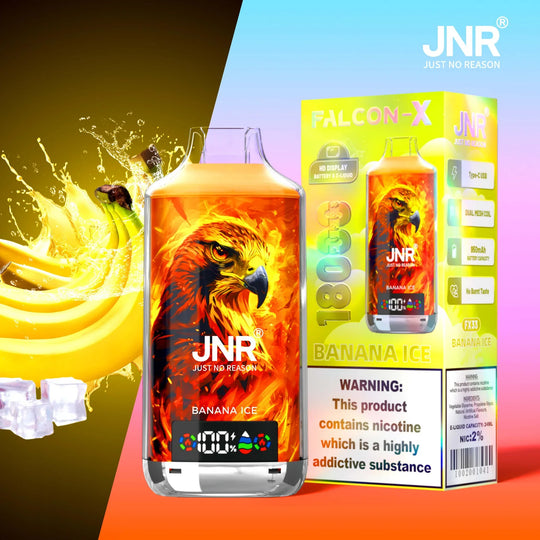 JNR Falcon X 18k Puffs - Banana Ice