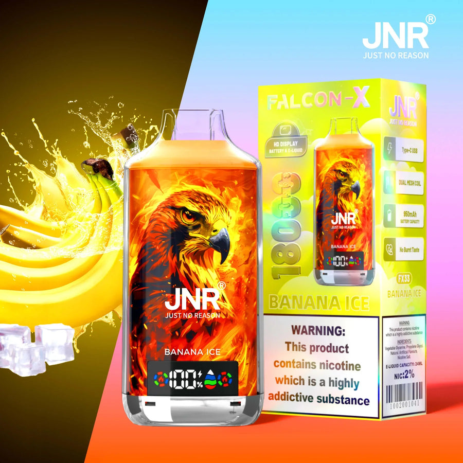 JNR Falcon X 18k Puffs - Banana Ice