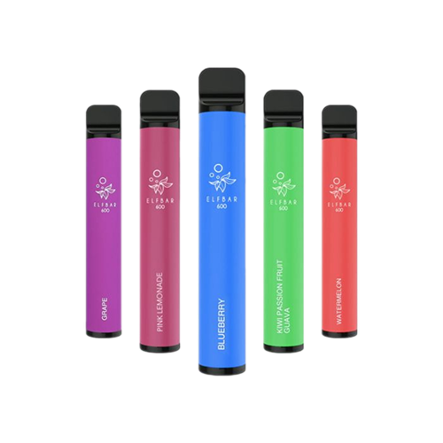 Elf bar 600 Puffs Wegwerp Vape - (Doos van 10)