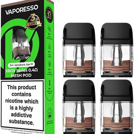 Cartouches Vaporesso série XROS – Corex 3.0 – 4 Doos