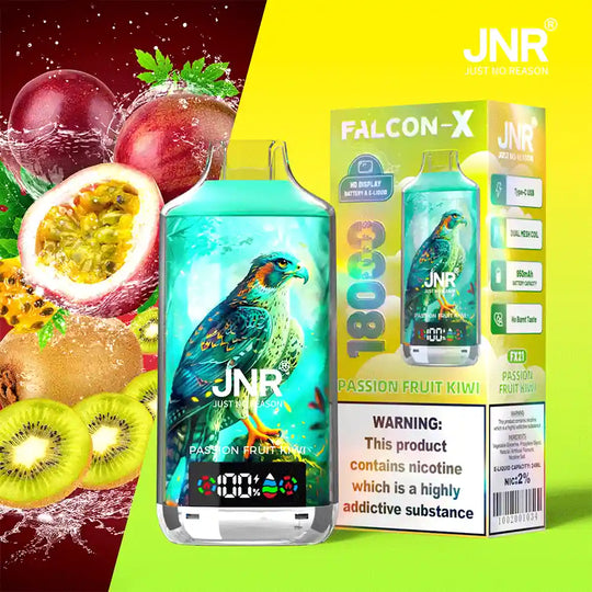 JNR Falcon X 18k Puffs - Passion Fruit Kiwi